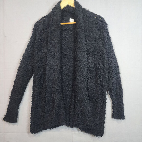 Anthropologie Akemi + Kin Women Popcorn Knit Long Cardigan Sweater Size MP Cozy - Picture 1 of 5